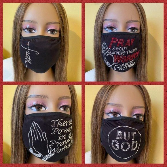 Christian Religious Prayer Face Mask Bundle - Picture 2 of 8